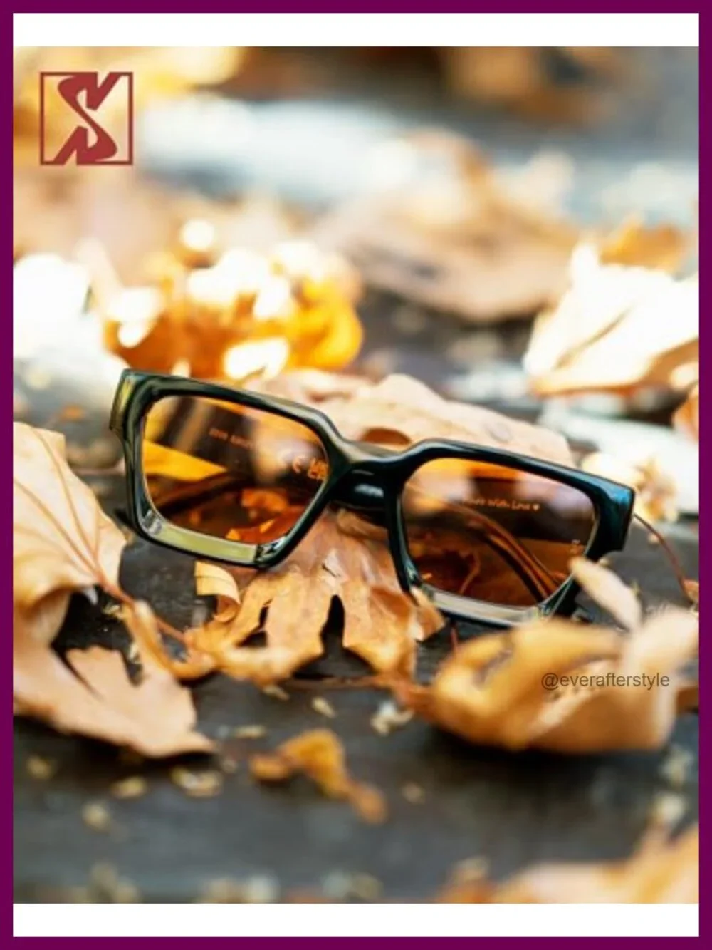 Retro Square Sunglasses for Men Women Thick Frame Polarized UV400